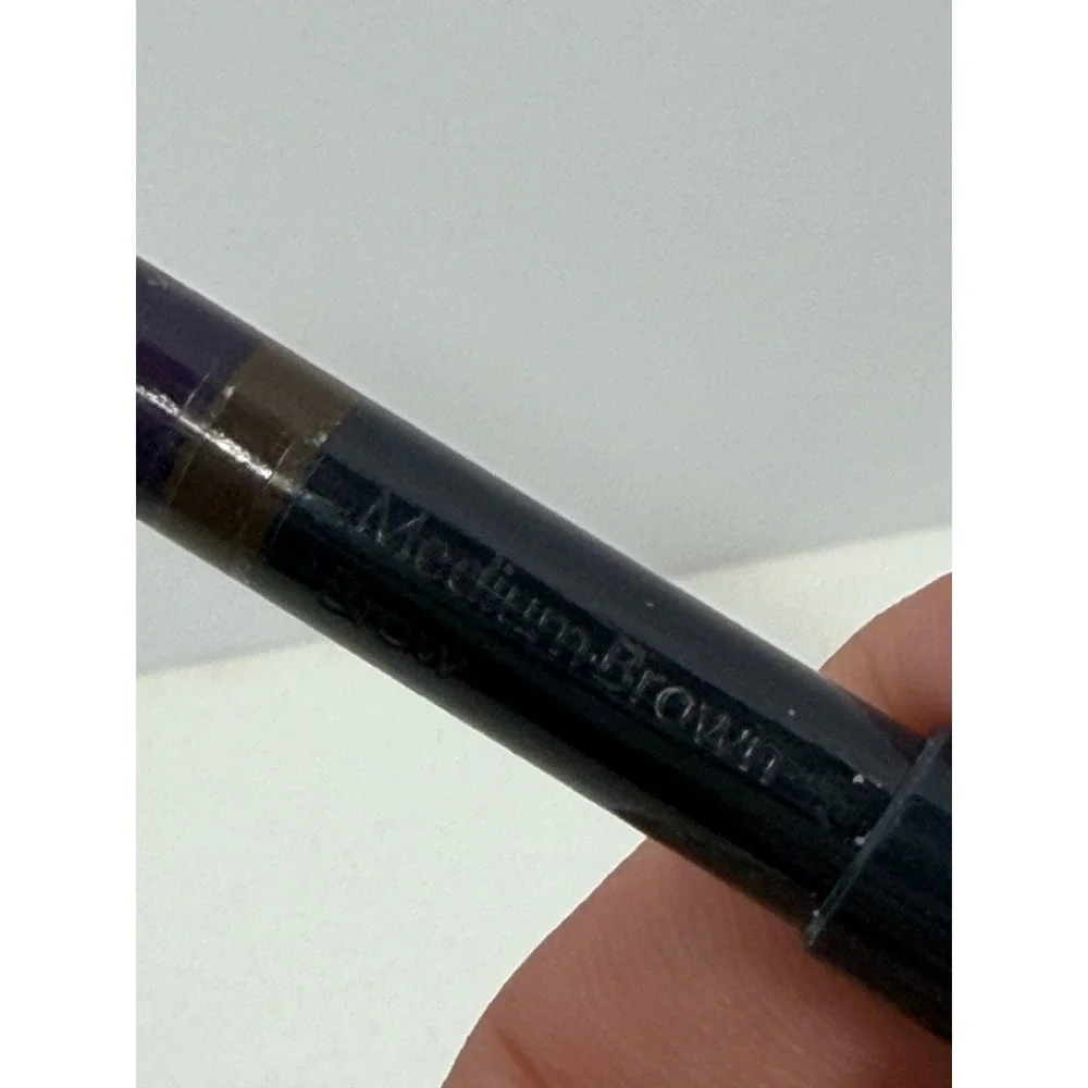 Estee Lauder Dual Ended Brow Definer Medium Brown & Burgundy Liner VTG Germany